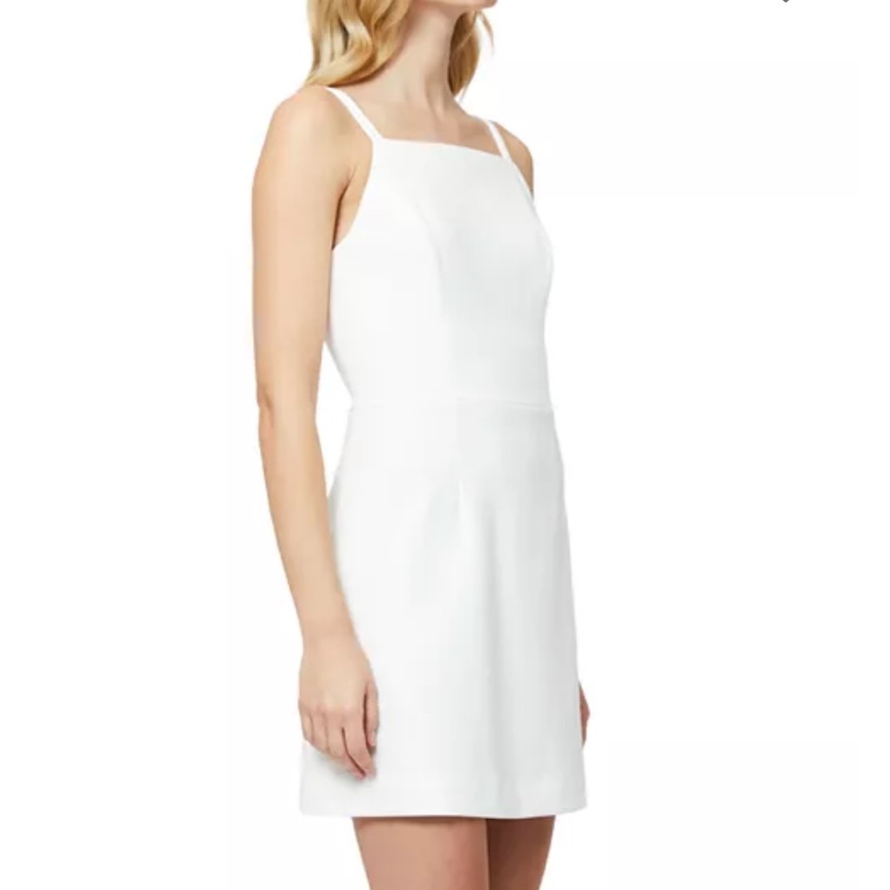 FRENCH CONNECTION Whisper Straight Neck Mini Dress